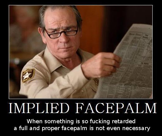 Implied Facepalm