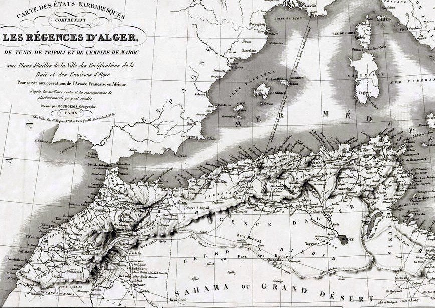 états barbaresques 1815